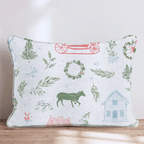 Winter Wondertile Throw Pillow - Hillcroft Home