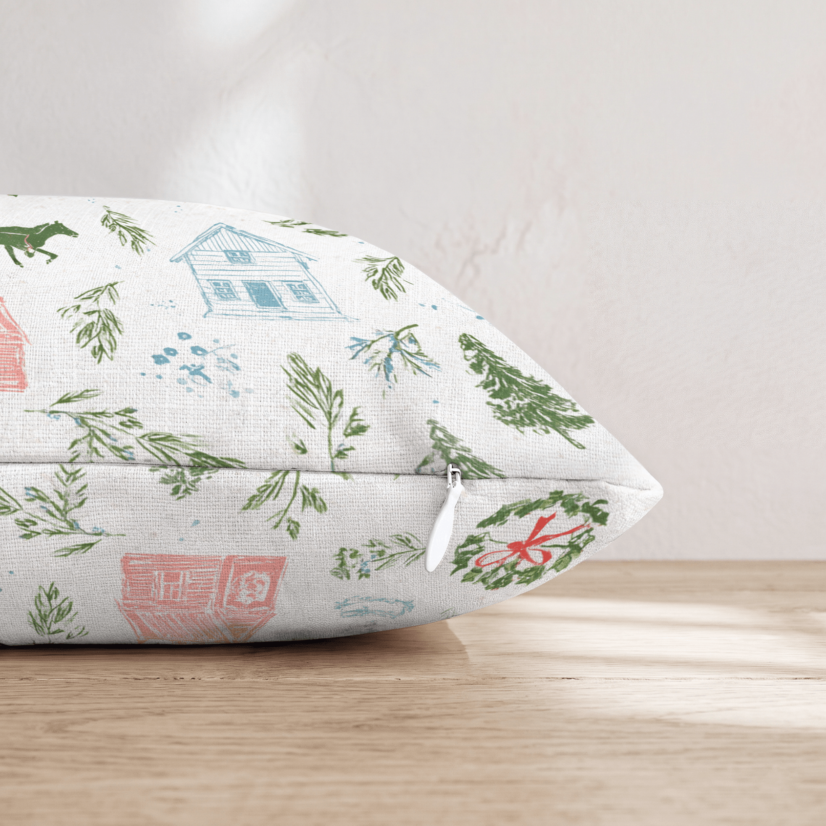 Winter Wondertile Throw Pillow - Hillcroft Home