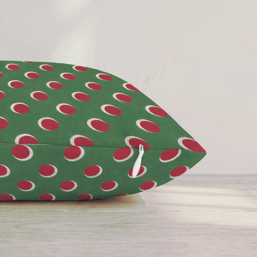 Winterberry Dots Throw Pillow throw pillow - Hillcroft Home
