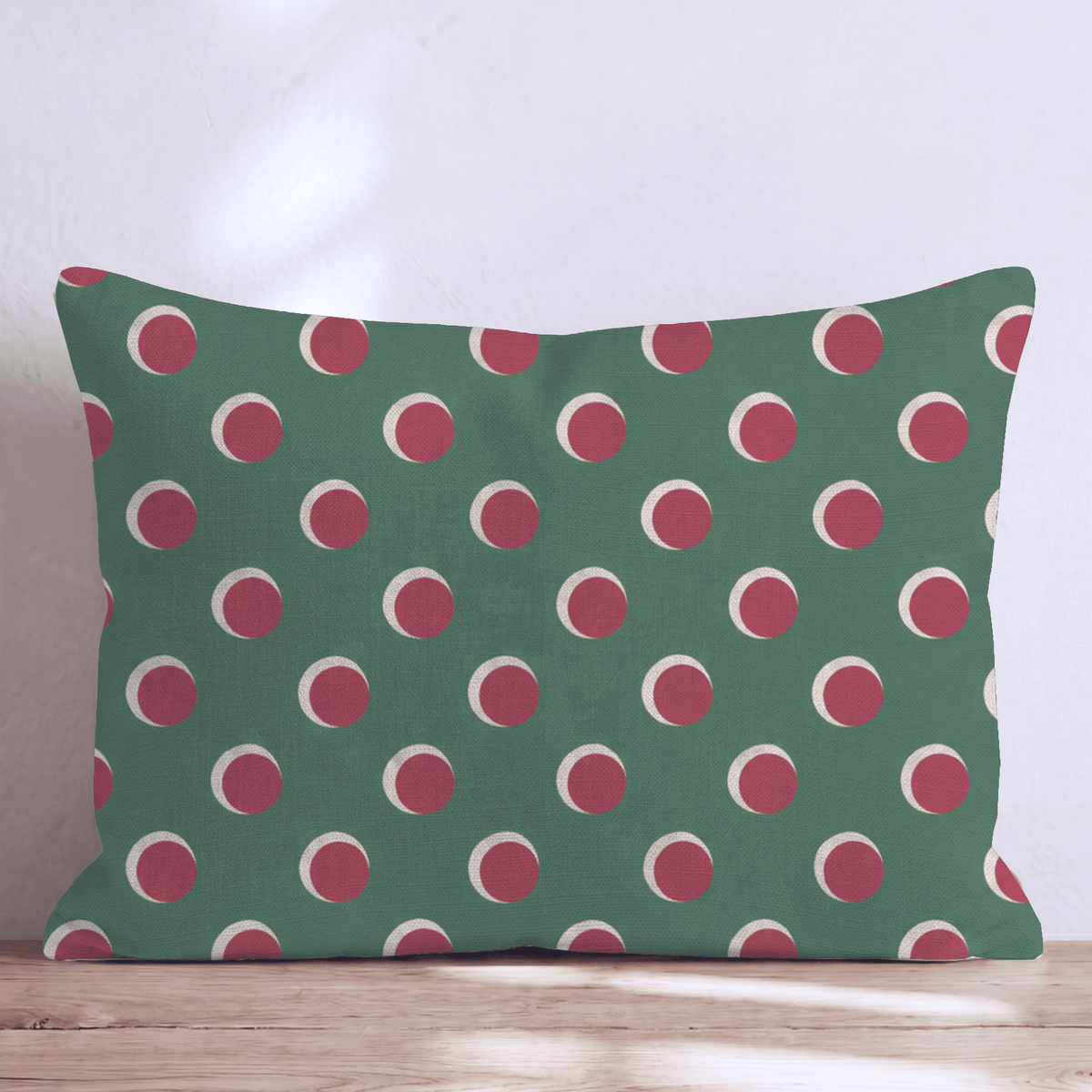 Winterberry Dots Throw Pillow throw pillow - Hillcroft Home