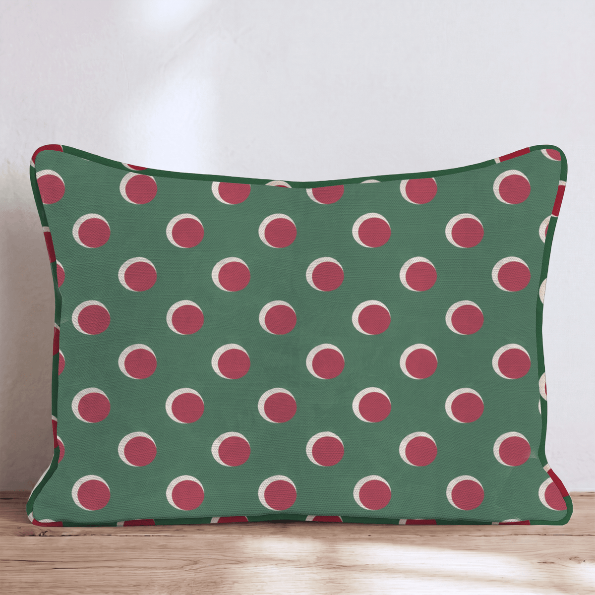 Winterberry Dots Throw Pillow throw pillow - Hillcroft Home