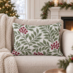 Winterberry Trellis Throw Pillow throw pillow - Hillcroft Home