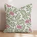 Winterberry Trellis Throw Pillow throw pillow - Hillcroft Home