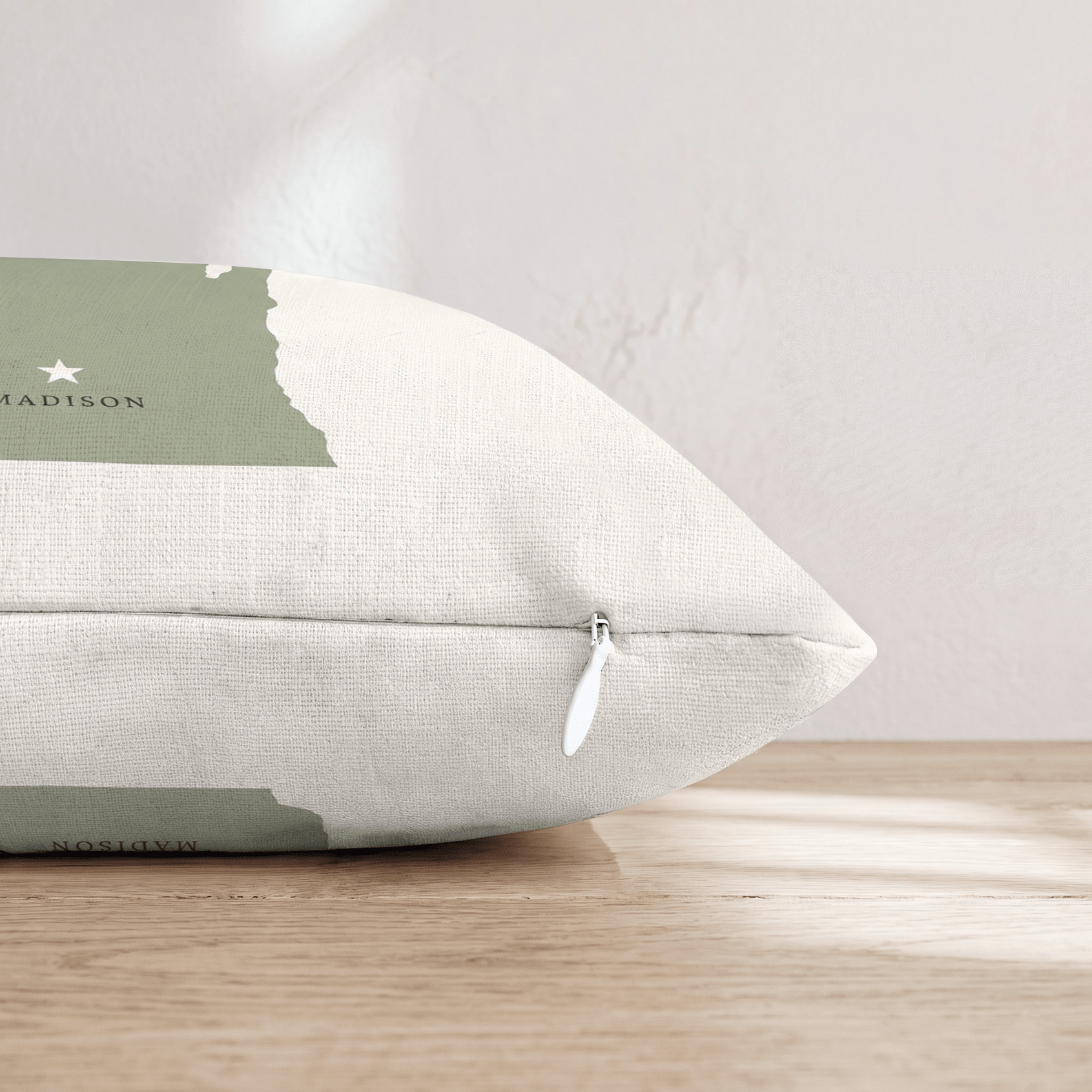 Wisconsin State Capital Throw Pillow - Hillcroft Home