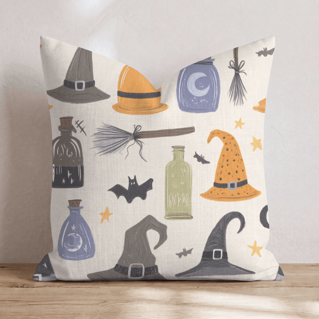 Witch Essentials Throw Pillow - Hillcroft Home