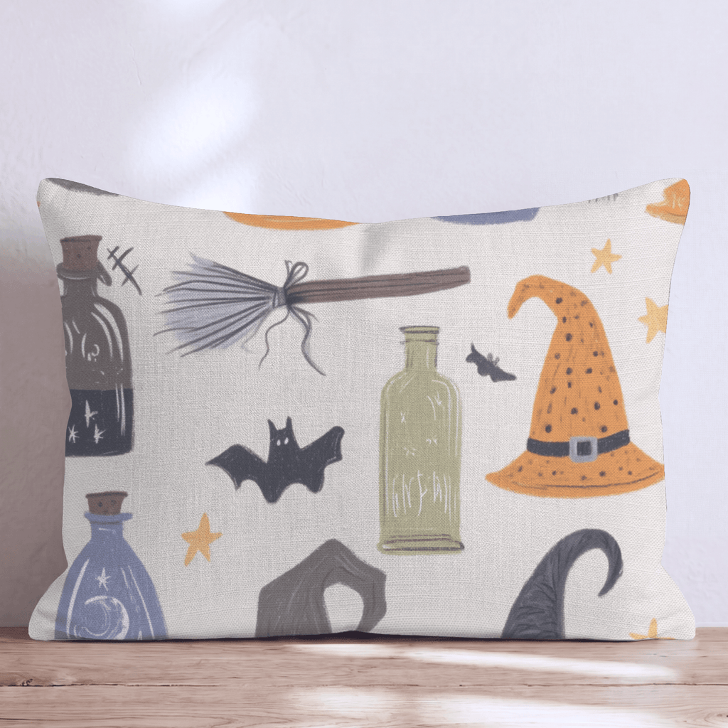 Witch Essentials Throw Pillow - Hillcroft Home