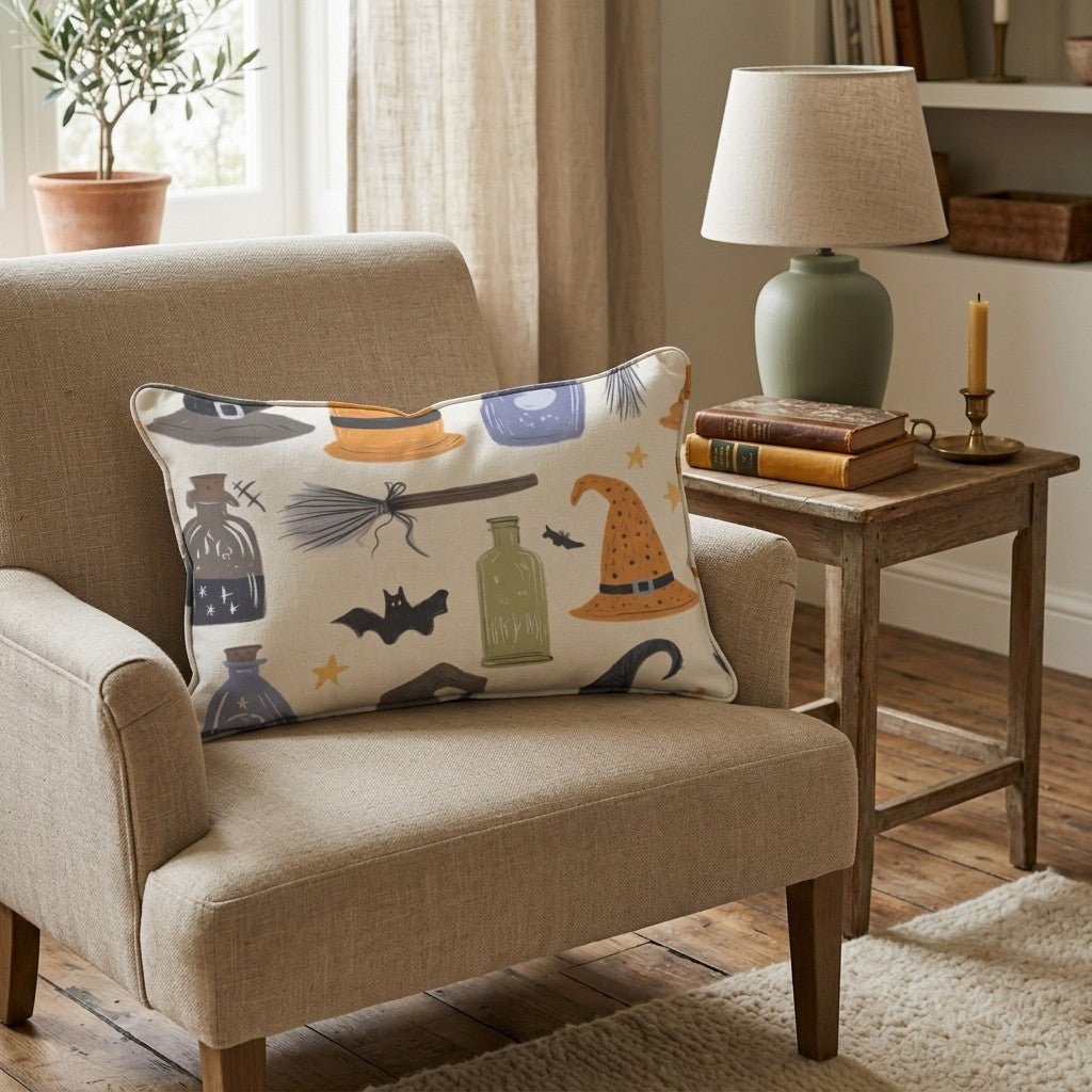 Witch Essentials Throw Pillow - Hillcroft Home