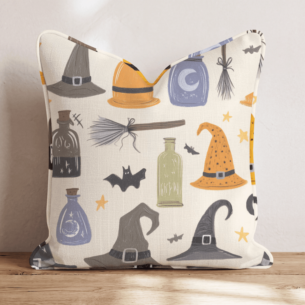 Witch Essentials Throw Pillow - Hillcroft Home