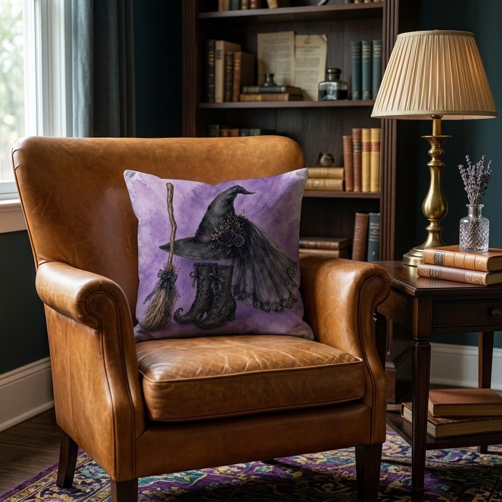 Witchzilla Throw Pillow - Hillcroft Home