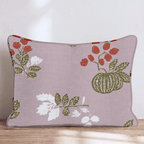 Woodblock Harvest Throw Pillow - Hillcroft Home