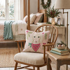 Woodland Bandana Dachshund Throw Pillow throw pillow - Hillcroft Home