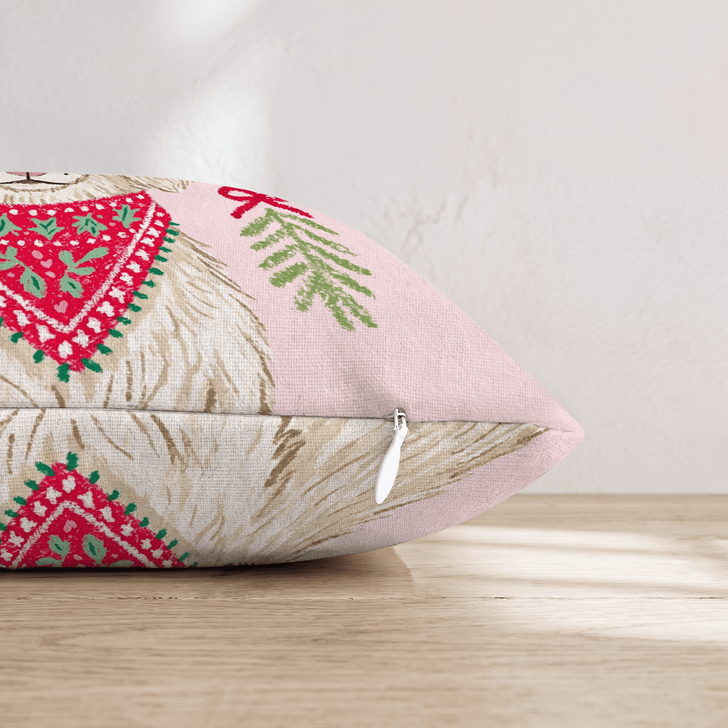 Woodland Bandana Dachshund Throw Pillow - Hillcroft Home