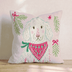 Woodland Bandana Doodle Throw Pillow - Hillcroft Home