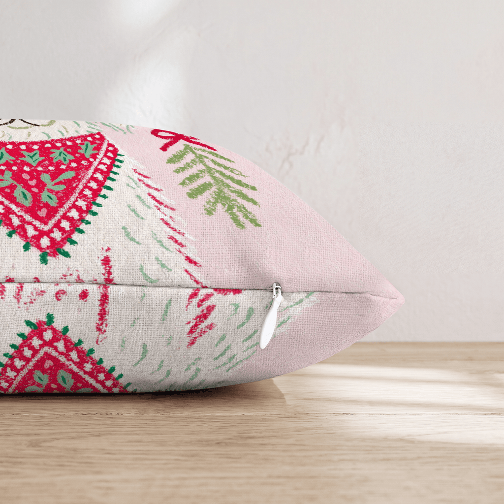 Woodland Bandana Doodle Throw Pillow - Hillcroft Home