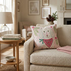 Woodland Bandana Doodle Throw Pillow - Hillcroft Home