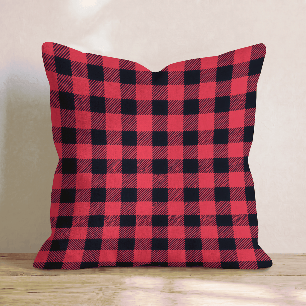 Woodland Buffalo Plaid Throw Pillow - Hillcroft Home