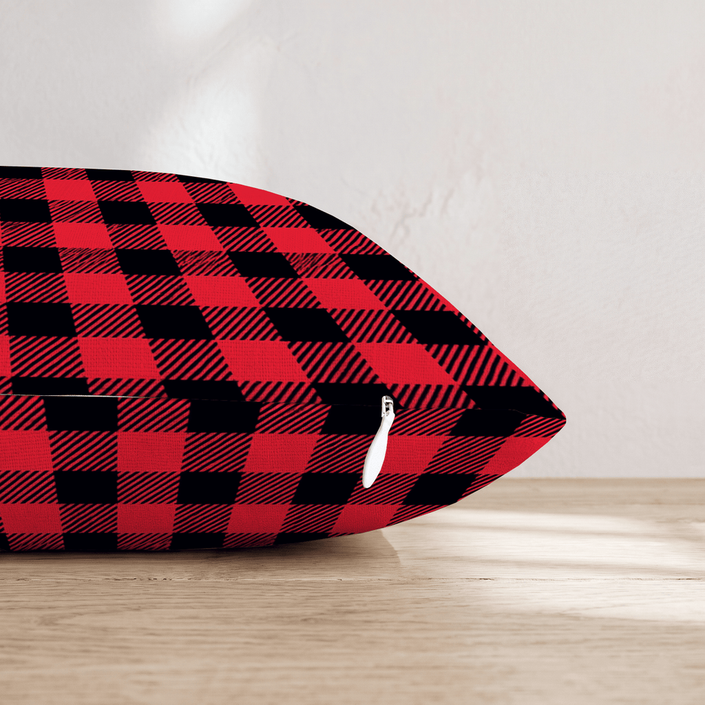 Woodland Buffalo Plaid Throw Pillow - Hillcroft Home