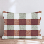 Woodland Checkered Throw Pillow - Hillcroft Home