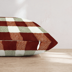 Woodland Checkered Throw Pillow - Hillcroft Home