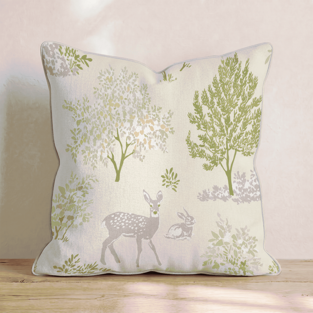 Woodland Creatures Throw Pillow - Hillcroft Home