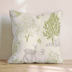 Woodland Creatures Throw Pillow - Hillcroft Home