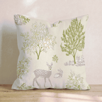 Woodland Creatures Throw Pillow - Hillcroft Home