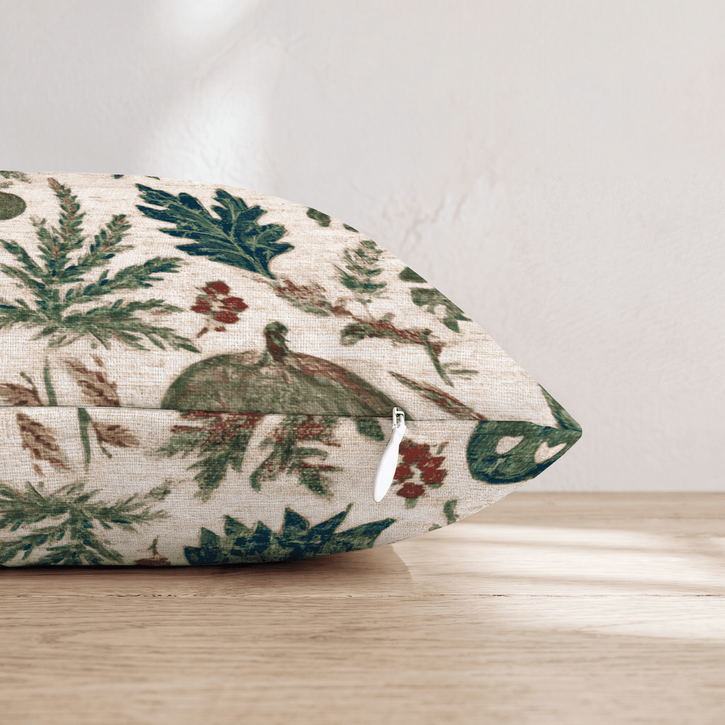 Woodland Ghost Patchwork Throw Pillow - Hillcroft Home