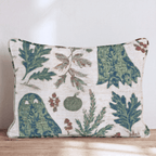 Woodland Ghost Patchwork Throw Pillow - Hillcroft Home