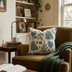 Woodland Ghost Patchwork Throw Pillow - Hillcroft Home