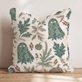 Woodland Ghost Patchwork Throw Pillow - Hillcroft Home