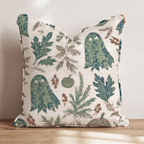 Woodland Ghost Patchwork Throw Pillow - Hillcroft Home
