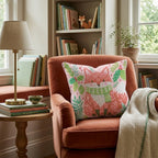 Woodland Scarf Fox Throw Pillow - Hillcroft Home