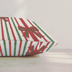 Wrapped in Ribbon Throw Pillow throw pillow - Hillcroft Home