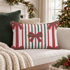 Wrapped in Ribbon Throw Pillow throw pillow - Hillcroft Home