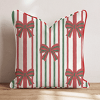 Wrapped in Ribbon Throw Pillow throw pillow - Hillcroft Home
