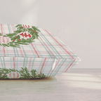 Wreath Easy Throw Pillow throw pillow - Hillcroft Home