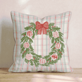 Wreath Easy Throw Pillow throw pillow - Hillcroft Home
