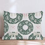 Wreath Manor Throw Pillow throw pillow - Hillcroft Home
