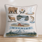 Wyoming Gallery Throw Pillow - Hillcroft Home
