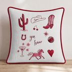 YeeHaw Icons Throw Pillow - Hillcroft Home