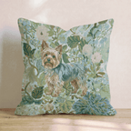 Yorkie Power Throw Pillow - Hillcroft Home
