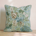 Yorkie Power Throw Pillow - Hillcroft Home