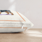 Yorkie Tumbler Throw Pillow - Hillcroft Home