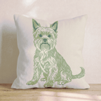 Yorkshire Terrier Throw Pillow - Hillcroft Home