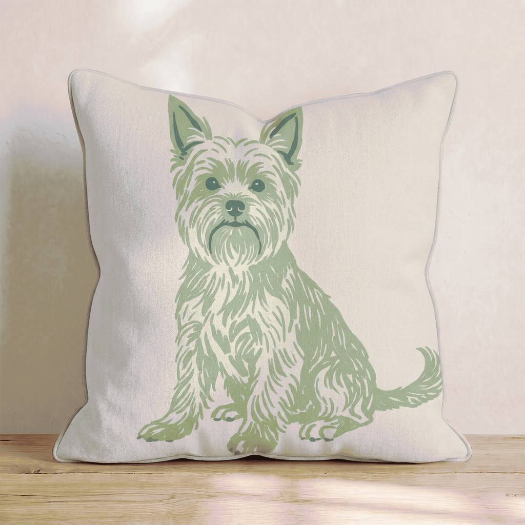 Yorkshire Terrier Throw Pillow - Hillcroft Home