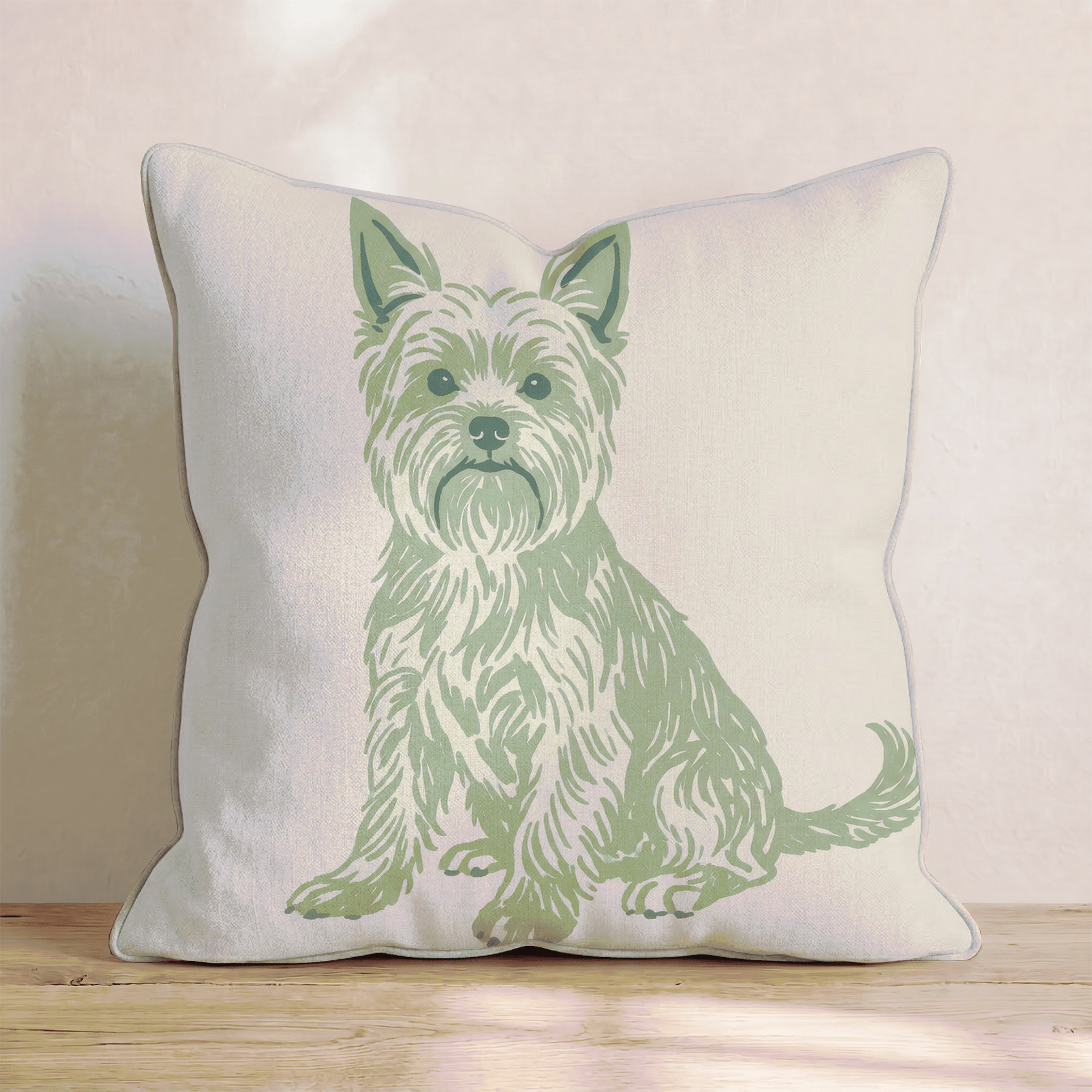Yorkshire Terrier Throw Pillow - Hillcroft Home