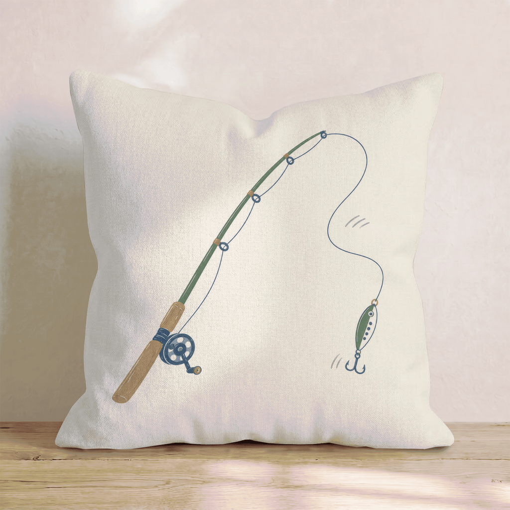 You Get a Line I Get a Pole Throw Pillow - Hillcroft Home