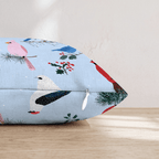 Yuletide Feathers Throw Pillow - Hillcroft Home
