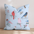Yuletide Feathers Throw Pillow - Hillcroft Home