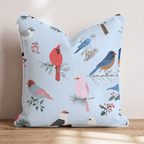 Yuletide Feathers Throw Pillow - Hillcroft Home